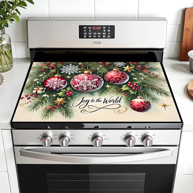 AOHMPT Stove Top Cover for Electric Stove: 28''×20'' Stove Cover Elevate Your Kitchen Reliable Heat Protection,Non-Slip Kitchen Decor (MAI-Y2410006) - Image 1
